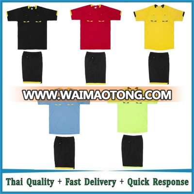 Football referee suits, short sleeved football referee two piece