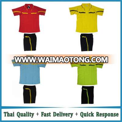 Thai quality Loose And Comfortable Football Referee Jersey Suit