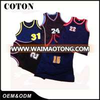 100% polyester inter lock double face basketball uniform