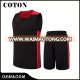 designer basketball jersey black and red